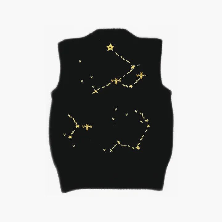 Dior Dior Women's Black Zodiac Pattern Knit Vest 0079 Size M / US 6-8 / IT 42-44 - 3 Thumbnail