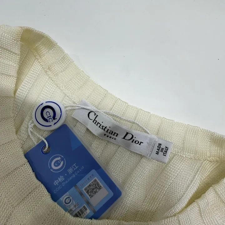 Dior Dior Stylish Solid Color Short Sleeve T-Shirt 0079 Size M / US 6-8 / IT 42-44 - 5 Thumbnail