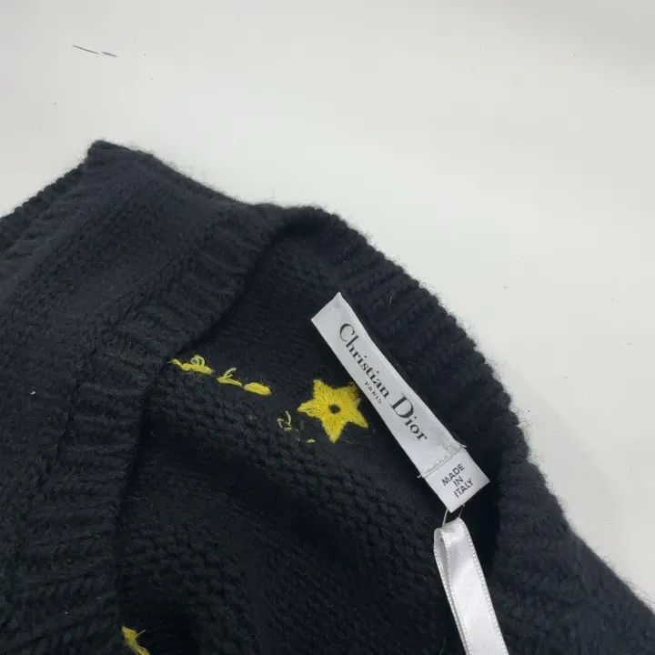 Dior Dior Black Zodiac Pattern Knitted Vest 0079 Size M / US 6-8 / IT 42-44 - 5 Thumbnail