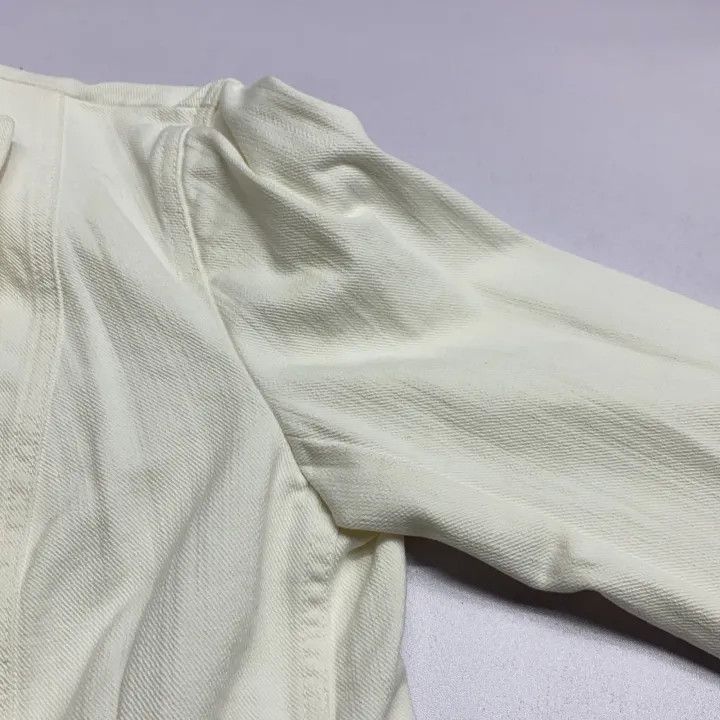 Dior Dior White Denim Jacket with Bee Embroidery 0079 Size M / US 6-8 / IT 42-44 - 9 Thumbnail