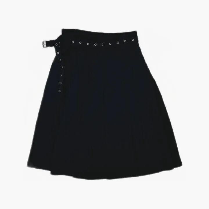 Dior Dior SS23 Black Wrinkled Midi Skirt 0079 Size 40" / US 18 - 3 Thumbnail