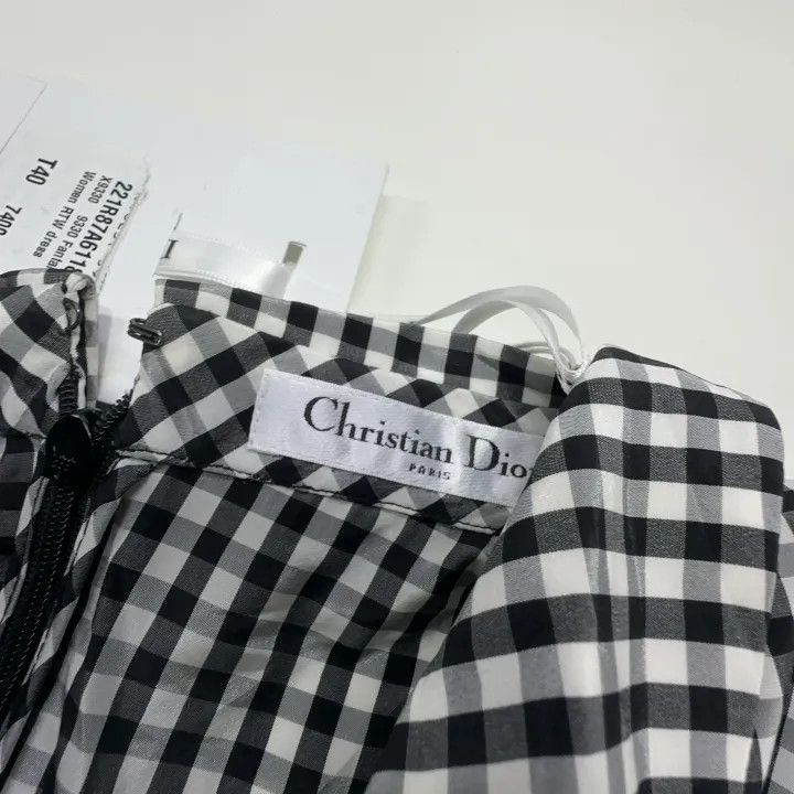 Dior Dior Casual Checkered Short Sleeve Dress 0079 Size M / US 6-8 / IT 42-44 - 7 Thumbnail