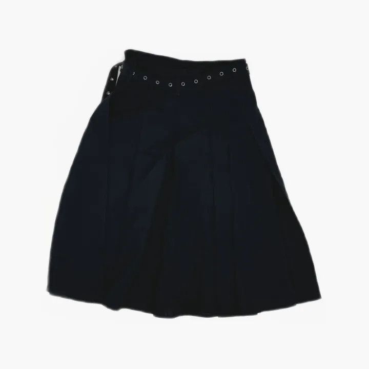 Dior Dior SS23 Black Pleated Midi Skirt 0079 Size 40" / US 18 - 3 Thumbnail