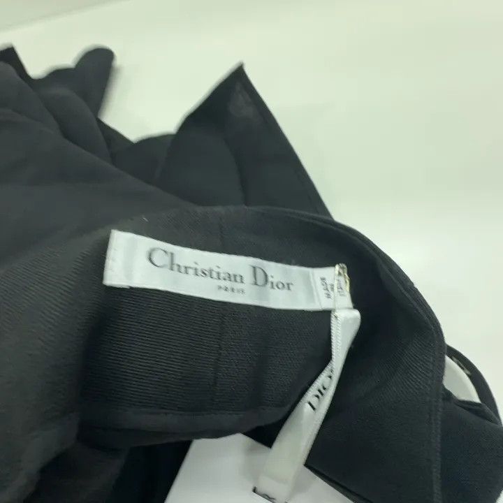 Dior Dior SS23 Black Pleated Midi Skirt 0079 Size 40" / US 18 - 7 Thumbnail