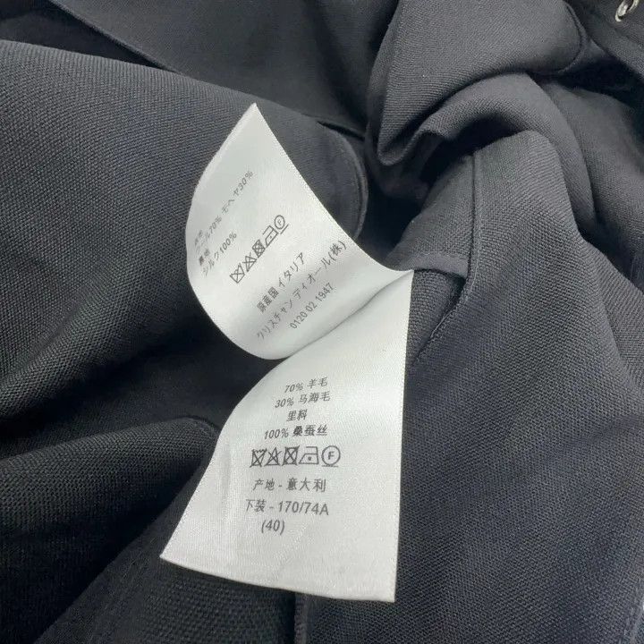 Dior Dior SS23 Black Pleated Midi Skirt 0079 Size 40" / US 18 - 5 Thumbnail