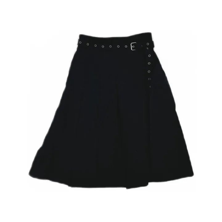 Dior Dior SS23 Black Pleated Midi Skirt 0079 Size 40" / US 18 - 2 Thumbnail