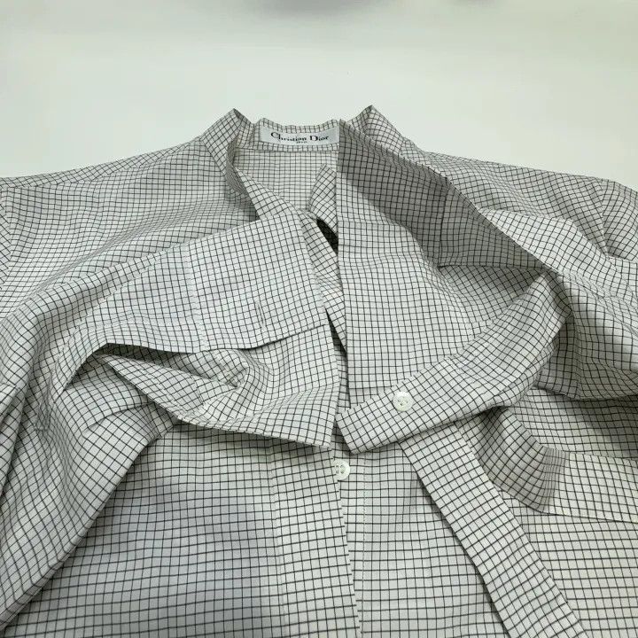 Dior Dior Classic Bee Embroidered Silk Shirt 0079 Size M / US 6-8 / IT 42-44 - 8 Thumbnail