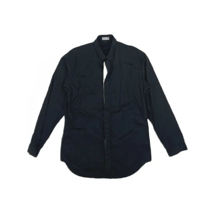 Dior Dior Casual Solid Long Sleeve Shirt 0079 Size L / US 10 / IT 46 - 2 Thumbnail