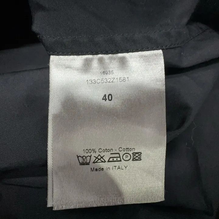Dior Dior Casual Solid Long Sleeve Shirt 0079 Size L / US 10 / IT 46 - 4 Thumbnail