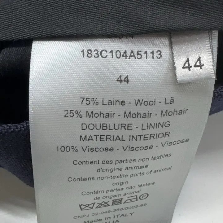 Dior Dior Navy Blue Straight Casual Pants 0079 Size 42" / US 20 - 4 Thumbnail