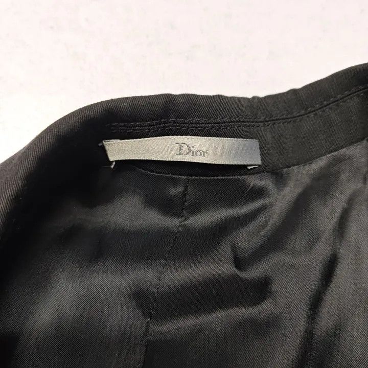 Dior Dior Black Wool Blazer with Sequin Collar 0079 Size L / US 10 / IT 46 - 4 Thumbnail