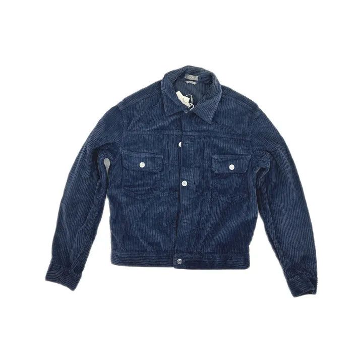 Dior Dior Corduroy Jacket in Blue 0079 Size L / US 10 / IT 46 - 2 Thumbnail
