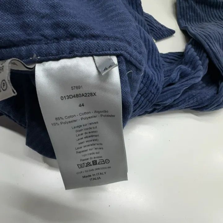 Dior Dior Corduroy Jacket in Blue 0079 Size L / US 10 / IT 46 - 4 Thumbnail