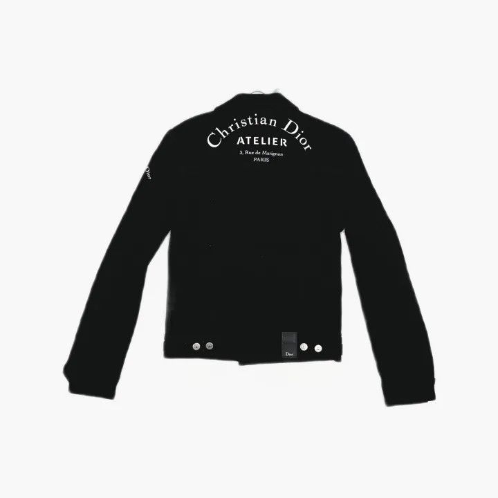 Dior Dior Black Logo Print Pocket Jacket 0079 Size L / US 10 / IT 46 - 3 Thumbnail