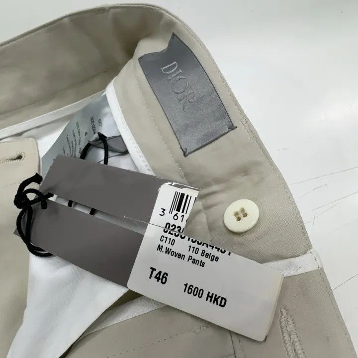 Dior Dior Casual Beige Trousers for Women 0079 Size 42" / US 20 - 4 Thumbnail