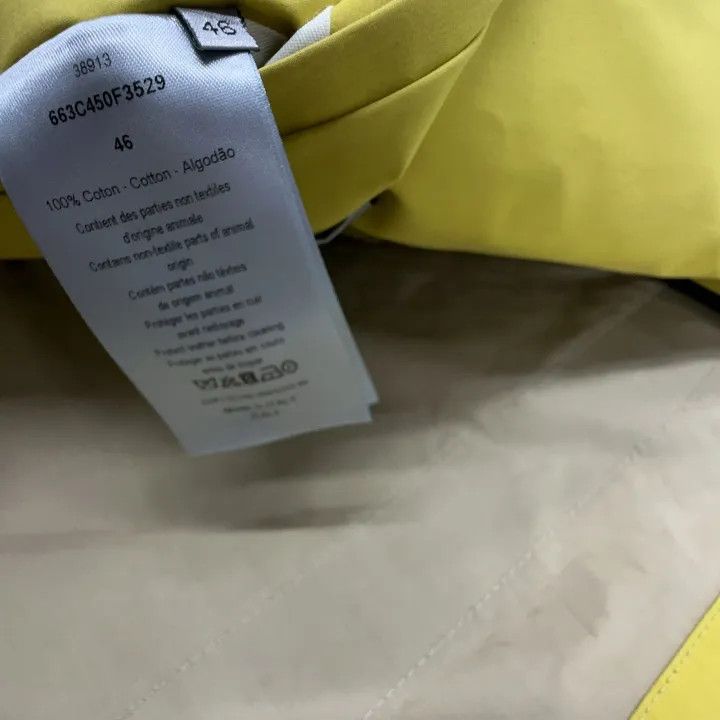Dior Dior Casual Zipper Jacket in Yellow 0079 Size L / US 10 / IT 46 - 4 Thumbnail