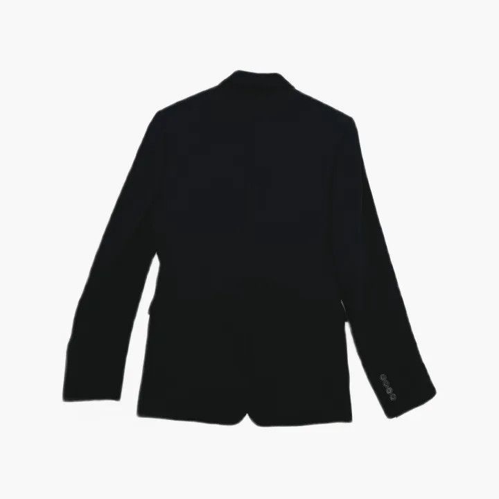 Dior Dior Black Wool Blazer with Rose Embroidery 0079 Size L / US 10 / IT 46 - 3 Thumbnail