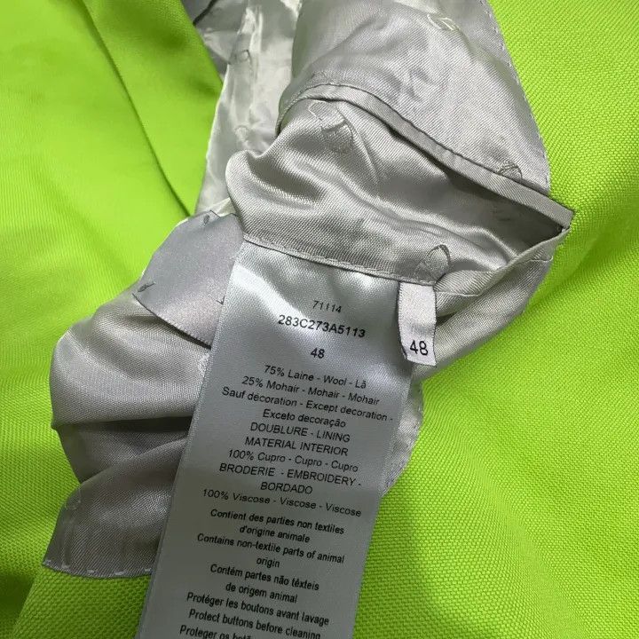 Dior Dior Green Three-Button Blazer 0079 Size XL / US 12-14 / IT 48-50 - 4 Thumbnail