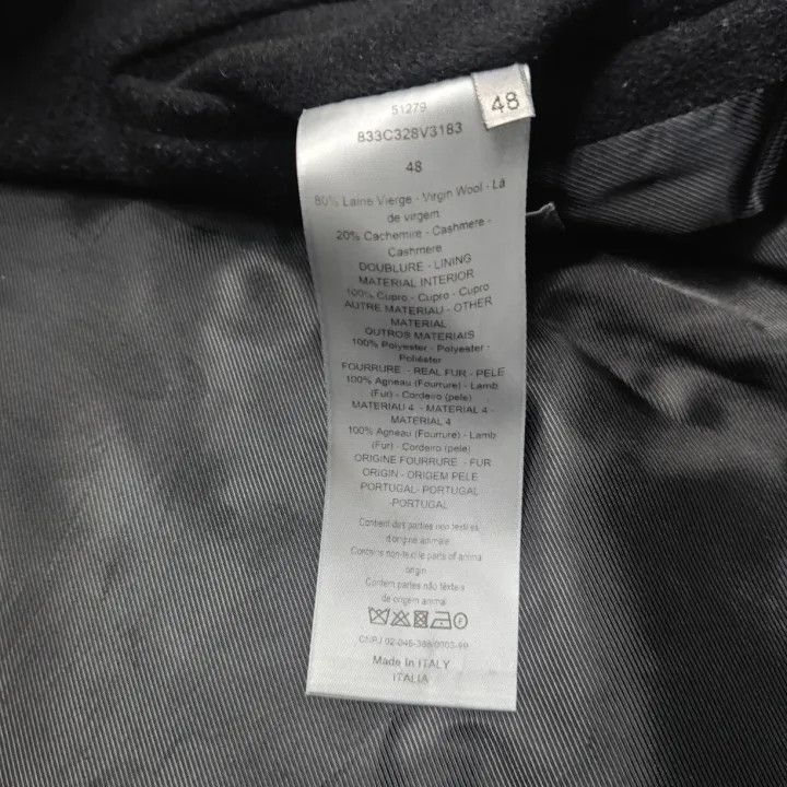 Dior Dior Fur Collar Cashmere Parka Coat 0079 Size XXL / US 16-18 / IT 52-54 - 3 Thumbnail