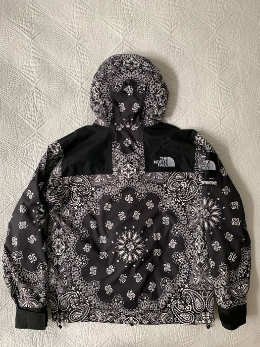 Supreme Supreme The North Face Bandana Mountain Jacket Black | Grailed