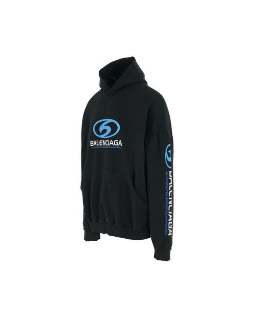 Balenciaga Surfer Oversized Round Hoodie Size US XL / EU 56 / 4 - 2 Thumbnail