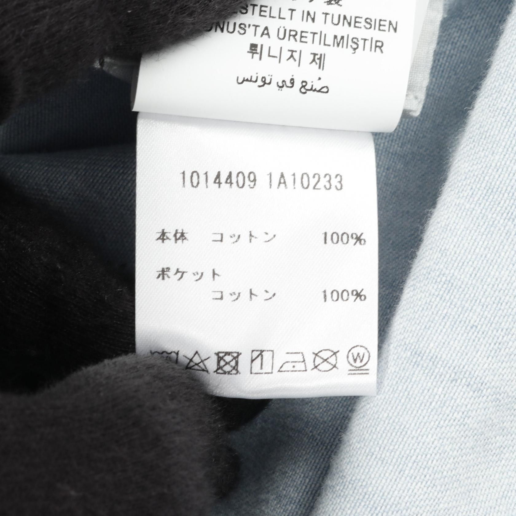 Versace Versace Denim Cotton Top Cotton Tops 1014409 1A10 DUTY FREE for USA