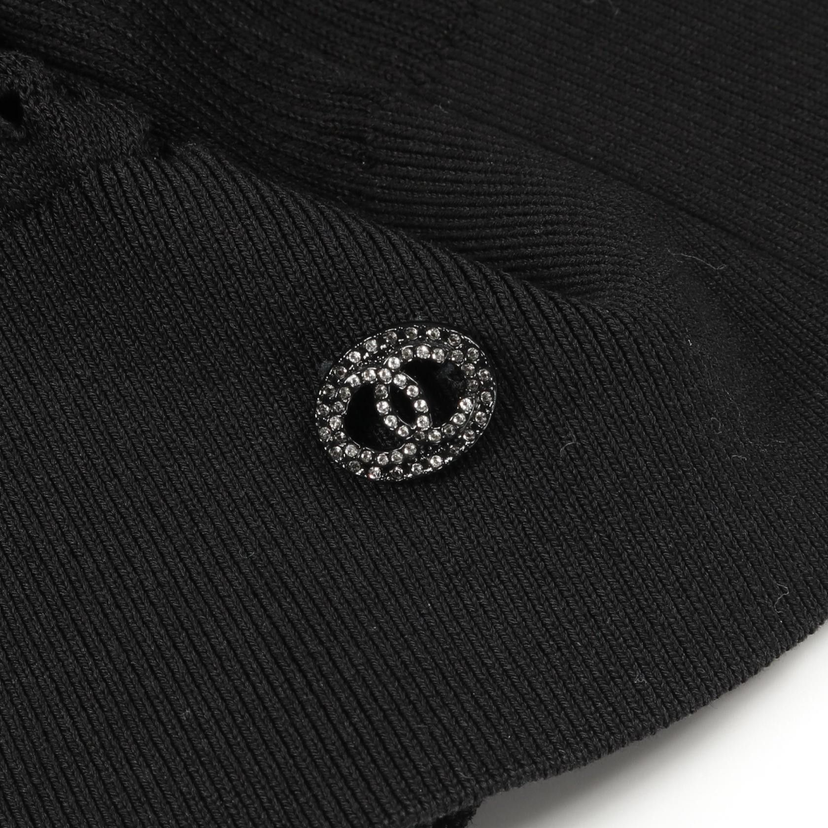 Chanel Chanel Chanel Coco Mark Cotton Knit Top Cotton Tops P62984K48963 Size ONE SIZE - 9 Thumbnail