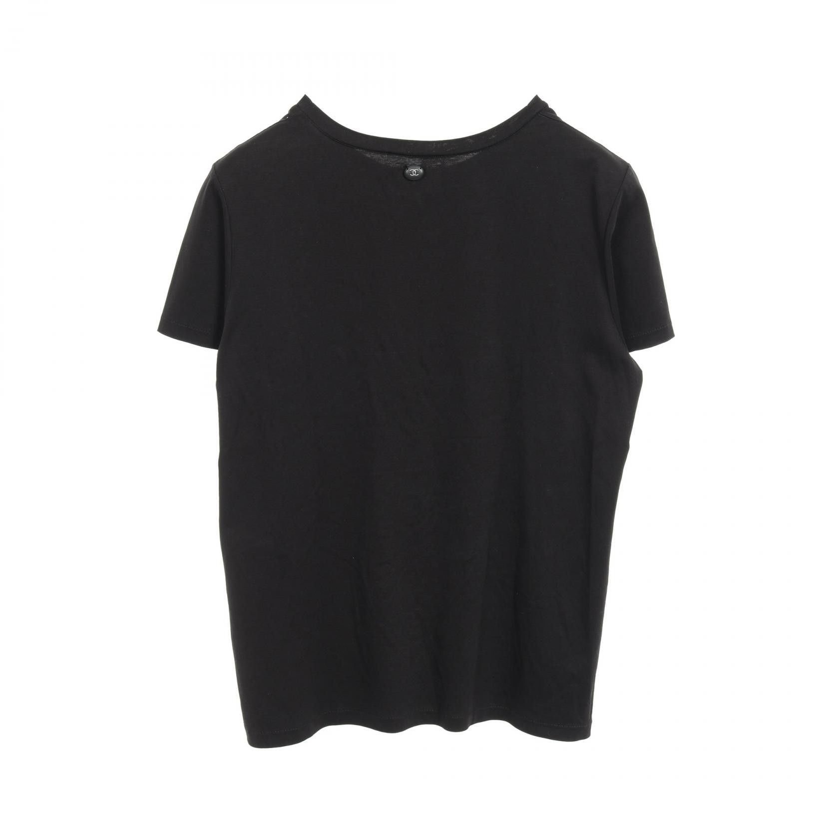 Chanel Chanel Chanel Gabrielle Flocky Print Cotton Top Cotton Tops P57359K07506 Size ONE SIZE - 2 Thumbnail