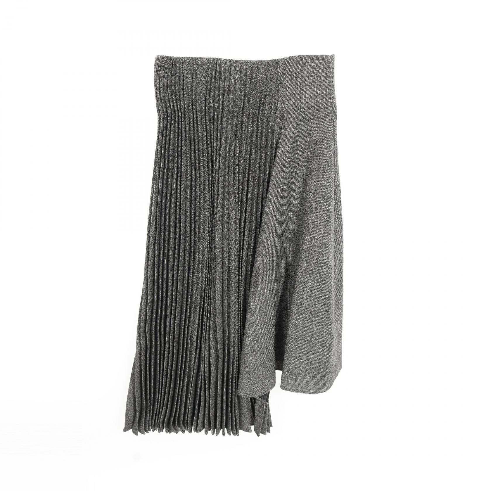 Dior Dior Dior Pleated Skirt Wool Skirt Leather Skirts 251J51S1186 Size ONE SIZE - 2 Thumbnail