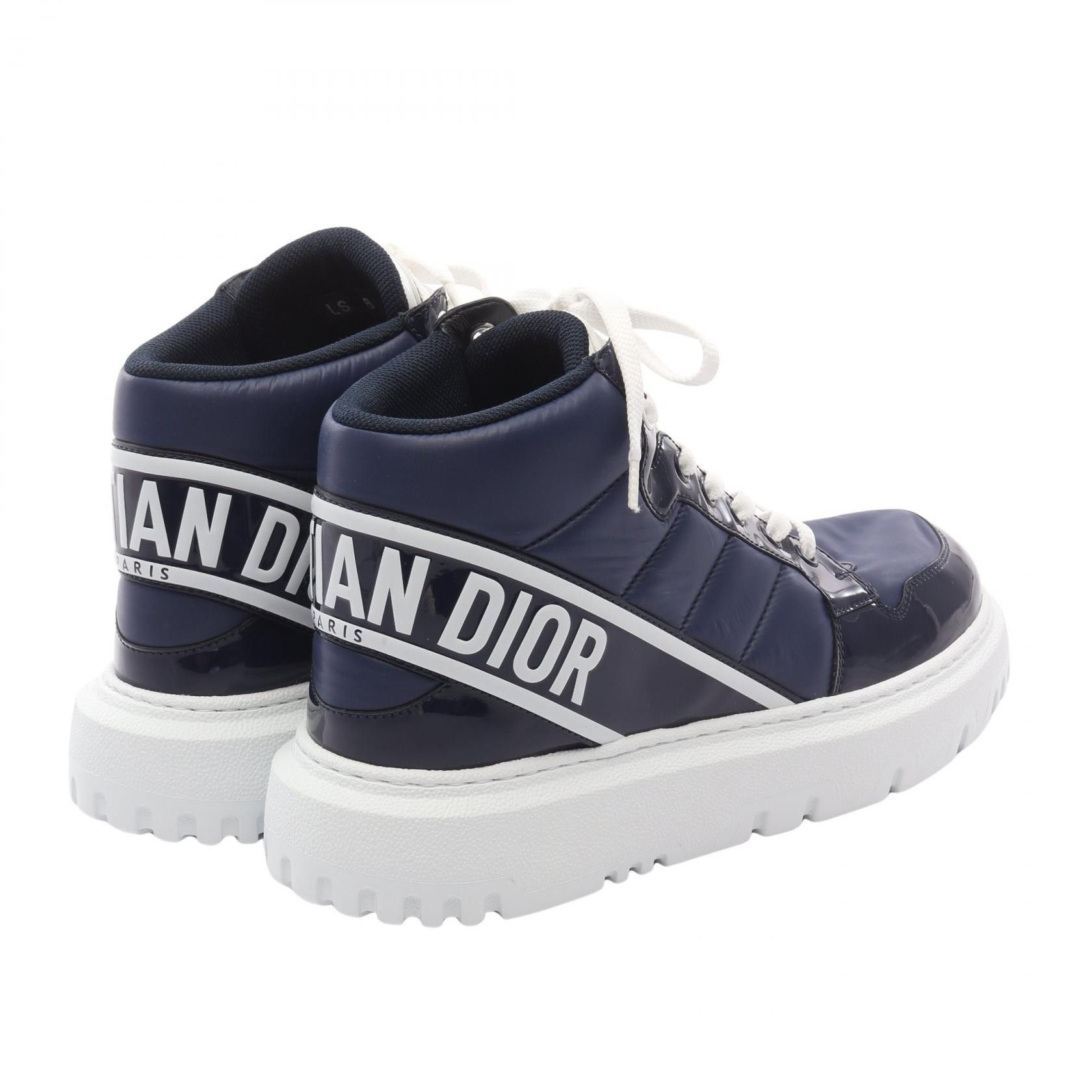 Dior Dior Dior D-Player Nylon Patent Leather Sneakers Leather Shoes Size ONE SIZE - 2 Thumbnail