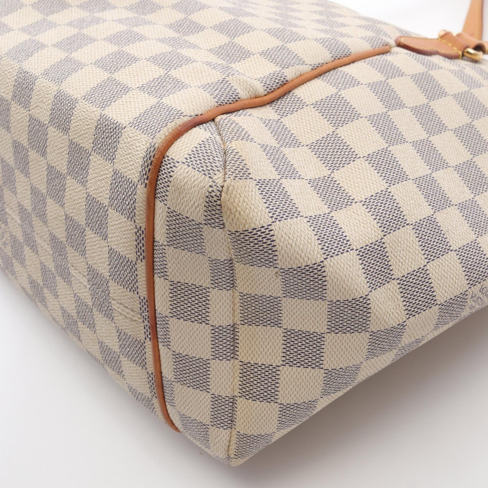Louis Vuitton Louis Vuitton Louis Vuitton Totally MM Damier Azur Coated Canvas Tote Bag Canvas Tote Bag N51262 Size ONE SIZE - 9 Thumbnail