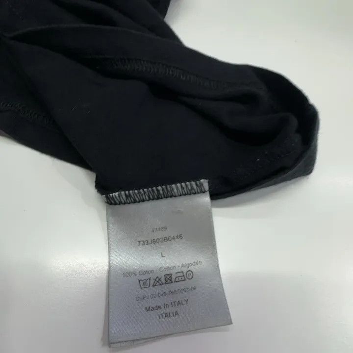 Dior Dior Bee Embroidered Black T-Shirt for Men and Women 0079 Size L / US 10 / IT 46 - 4 Thumbnail