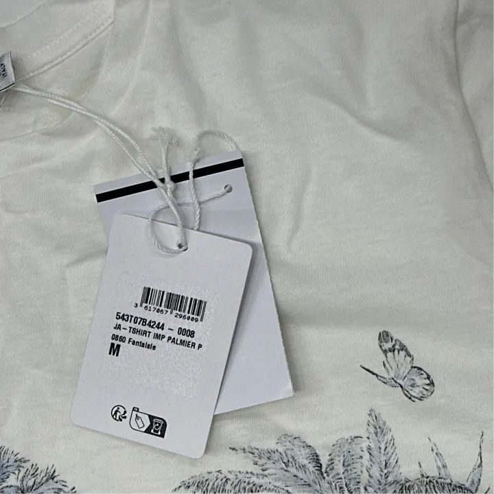 Dior Dioriviera Floral Short Sleeve T-Shirt 0079 Size M / US 6-8 / IT 42-44 - 3 Thumbnail