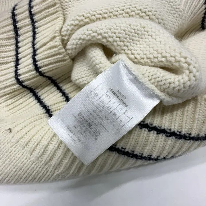 Dior Dior Wool Logo Embroidered Short Sleeve Sweater 0079 Size M / US 6-8 / IT 42-44 - 5 Thumbnail
