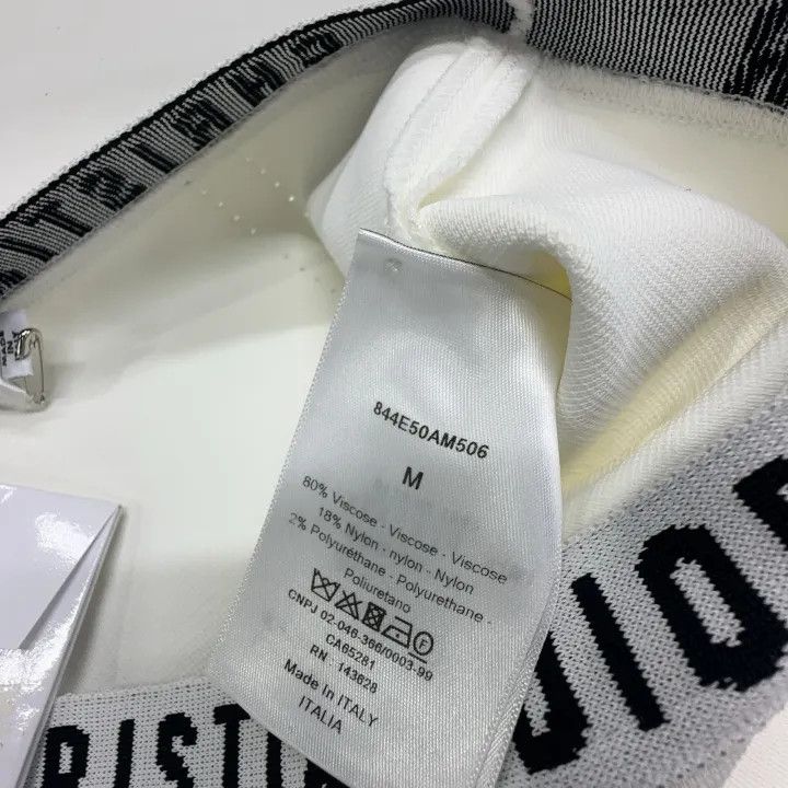 Dior Dior White Logo Waist Slim Fit Shorts 0079 Size 23" - 4 Thumbnail