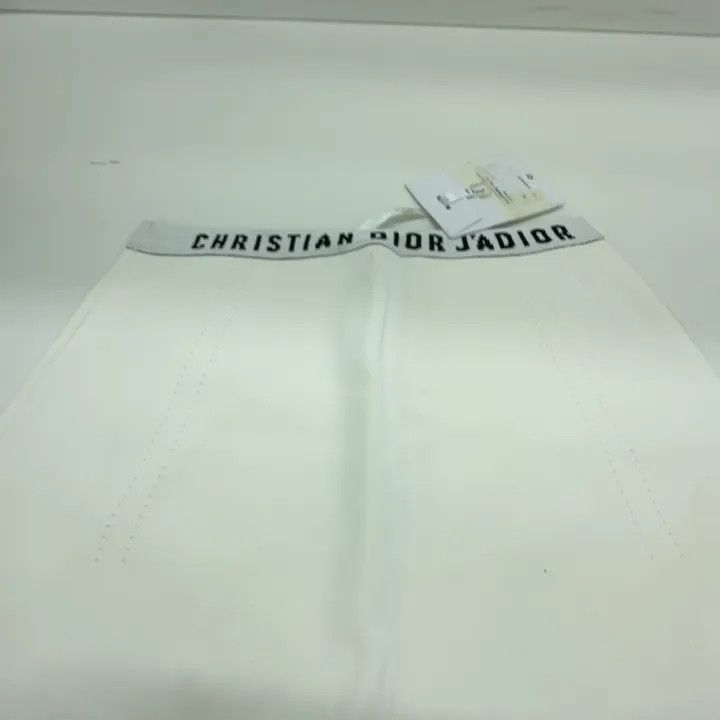 Dior Dior White Logo Waist Slim Fit Shorts 0079 Size 23" - 9 Thumbnail