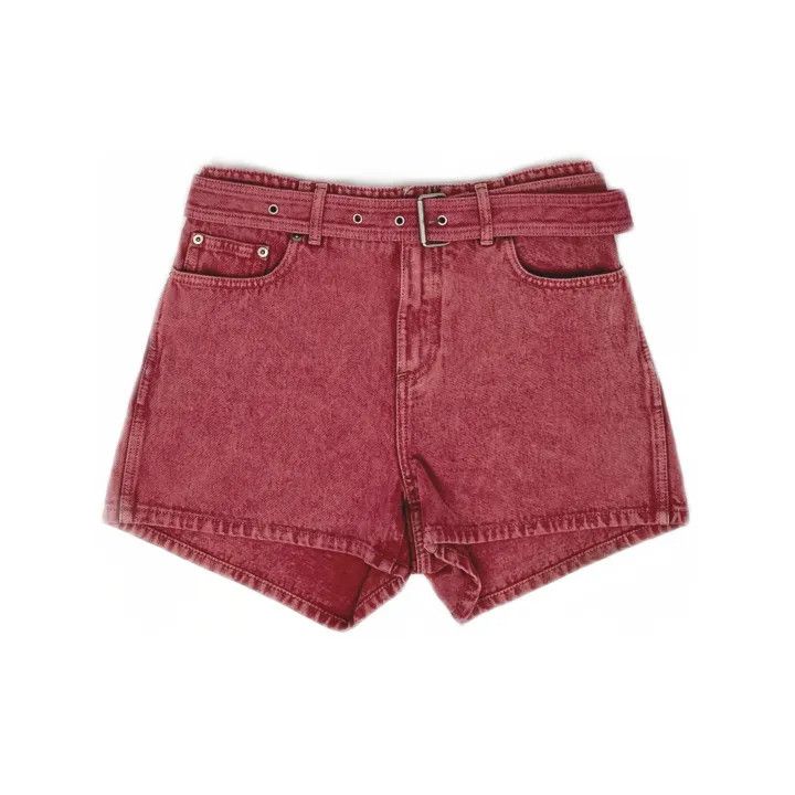 Dior Dior SS22 Pink Denim Shorts for Women 0079 Size 23" - 2 Thumbnail
