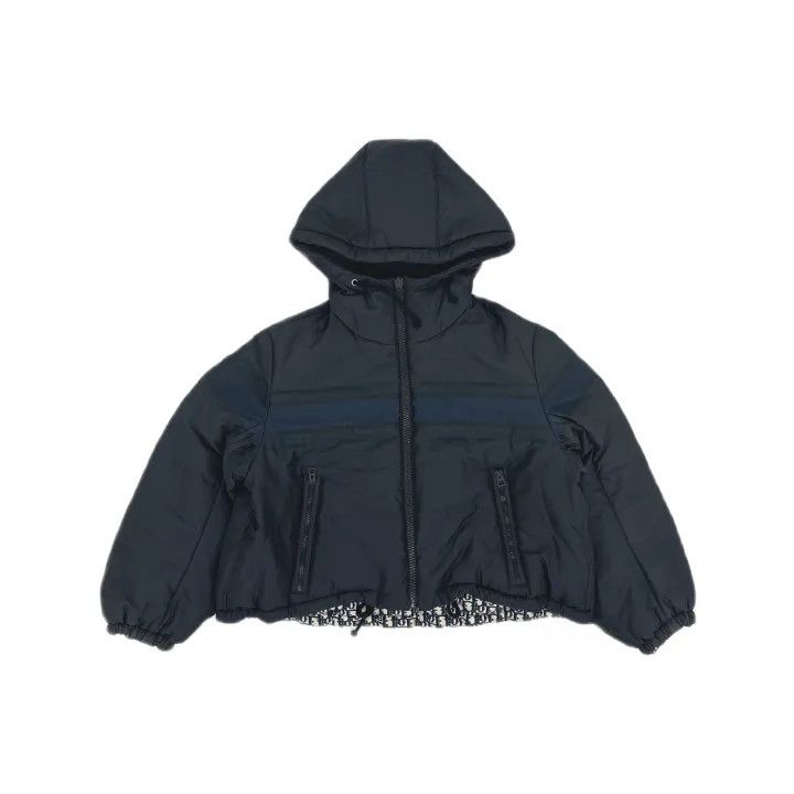 Dior Dior Logo Hooded Long Sleeve Down Jacket 0079 Size S / US 4 / IT 40 - 2 Thumbnail