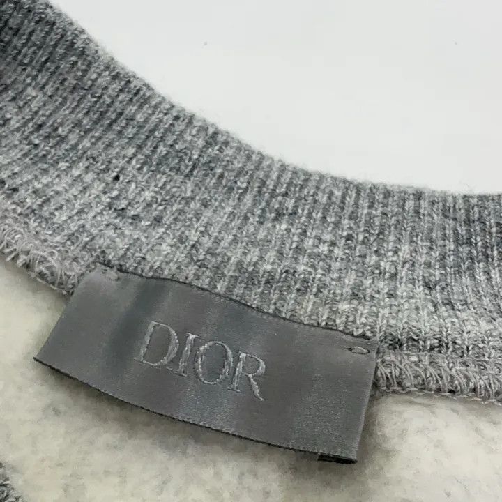 Dior Dior Gray Casual Sweatshirt with T-Rex Design 0079 Size S / US 4 / IT 40 - 4 Thumbnail