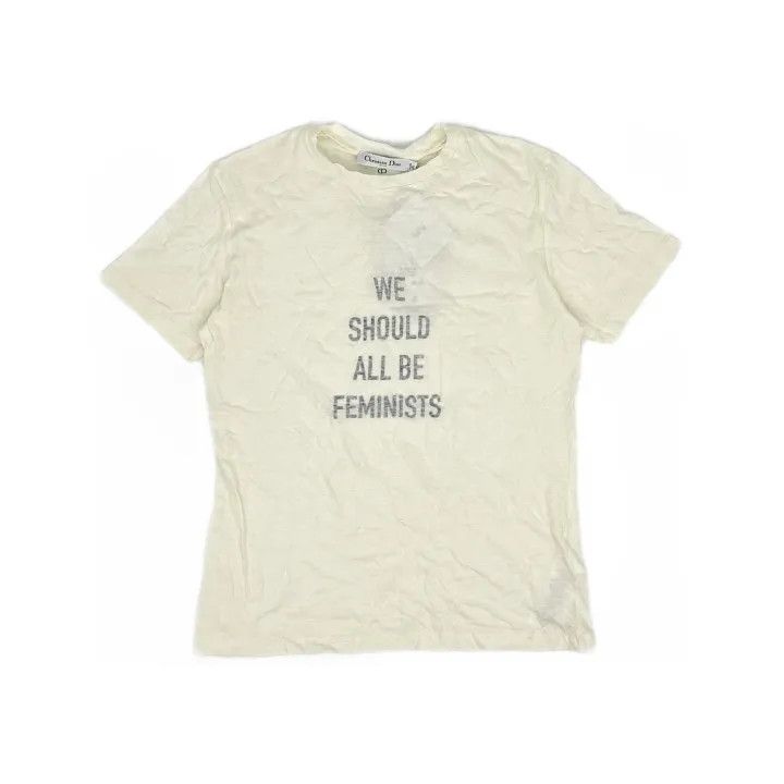 Dior Dior We Should All Be Feminists T-shirt 0079 Size S / US 4 / IT 40 - 2 Thumbnail