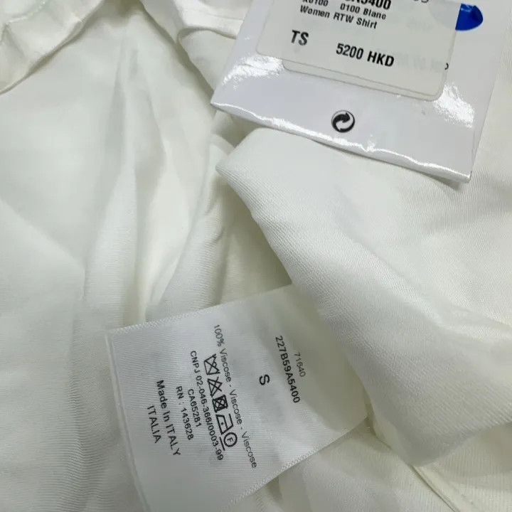 Dior Dior SS22 Color-Blocked Satin Short Sleeve Shirt 0079 Size S / US 4 / IT 40 - 4 Thumbnail