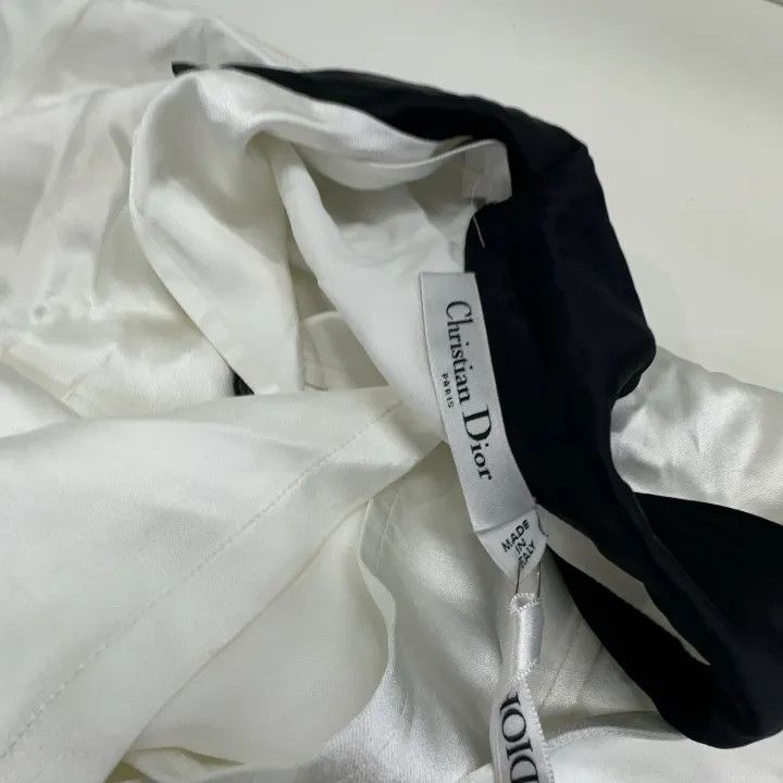Dior Dior SS22 Color-Blocked Satin Short Sleeve Shirt 0079 Size S / US 4 / IT 40 - 6 Thumbnail