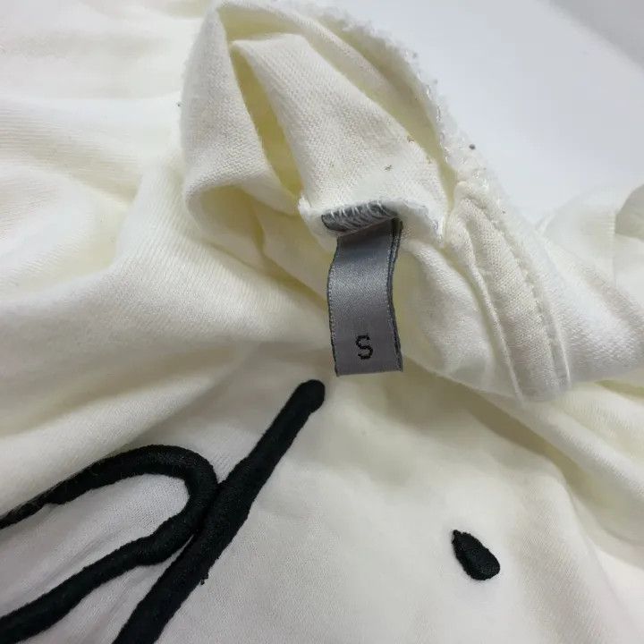 Dior Dior Logo Embroidered T-Shirt in White 0079 Size S / US 4 / IT 40 - 4 Thumbnail