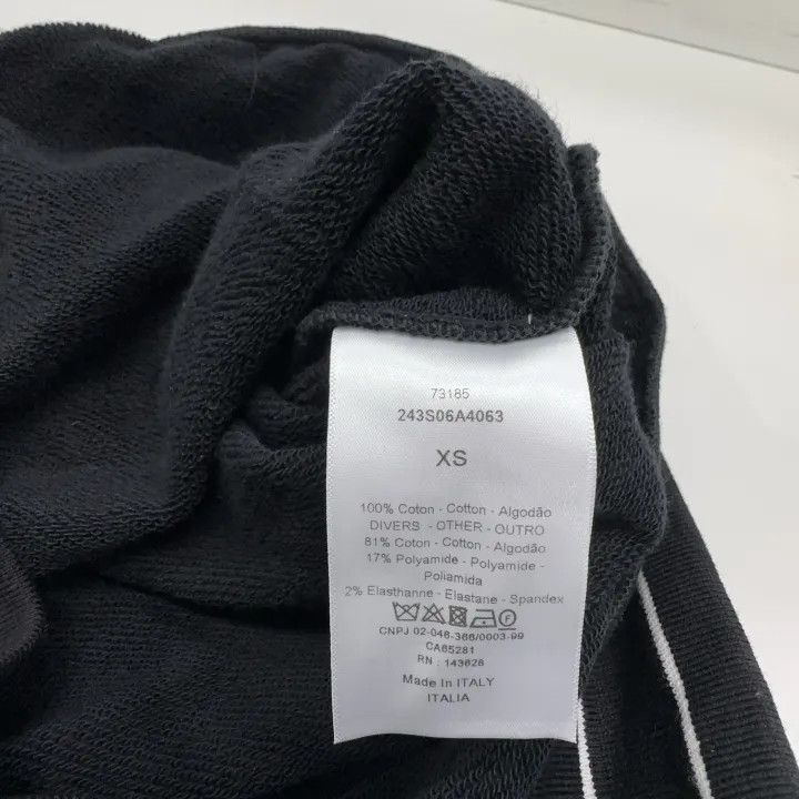Dior Dior Vibe Black Logo Print Hooded Top 0079 Size XS / US 0-2 / IT 36-38 - 4 Thumbnail