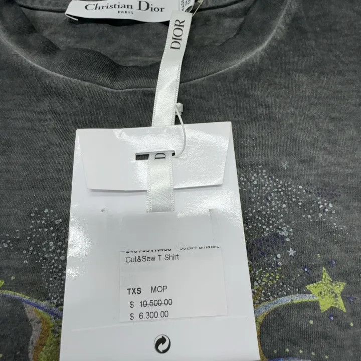 Dior Dior Volcano Print Short Sleeve T-Shirt 0079 Size XS / US 0-2 / IT 36-38 - 5 Thumbnail