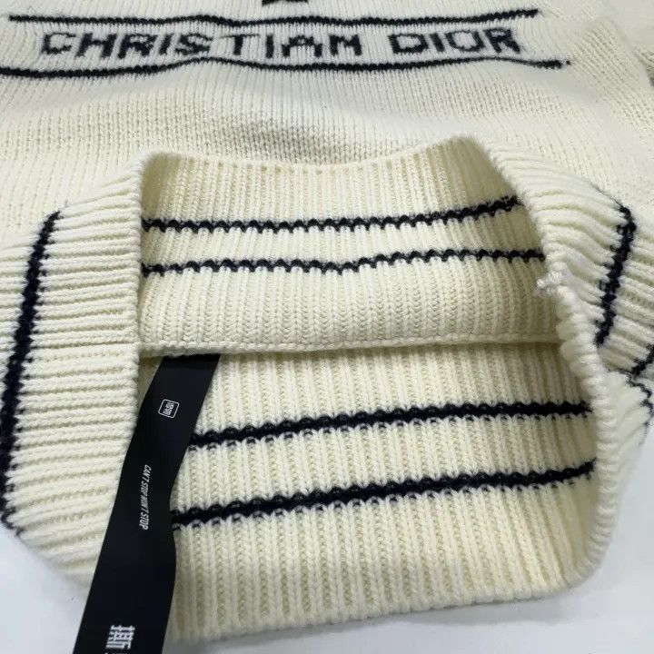 Dior Dior Logo Embroidered Wool Short Sleeve Sweater 0079 Size XS / US 0-2 / IT 36-38 - 5 Thumbnail