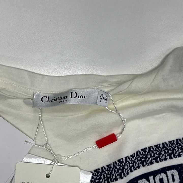Dior Dior SS21 Casual White T-Shirt 0079 Size XS / US 0-2 / IT 36-38 - 4 Thumbnail