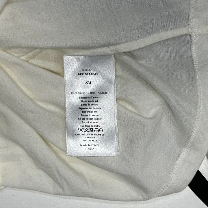 Dior Dior SS21 Casual White T-Shirt 0079 Size XS / US 0-2 / IT 36-38 - 5 Thumbnail
