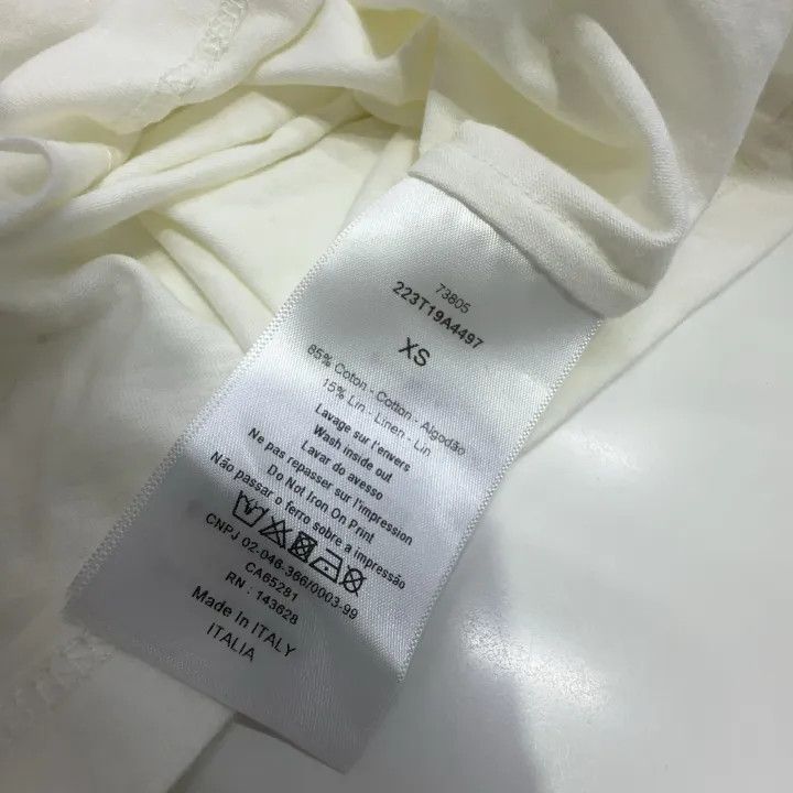 Dior Dior Vibe Logo Print Casual T-Shirt for Women 0079 Size XS / US 0-2 / IT 36-38 - 4 Thumbnail