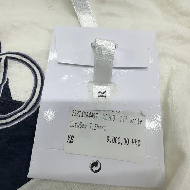 Dior Dior Vibe White Logo Printed T-Shirt 0079 Size XS / US 0-2 / IT 36-38 - 4 Thumbnail